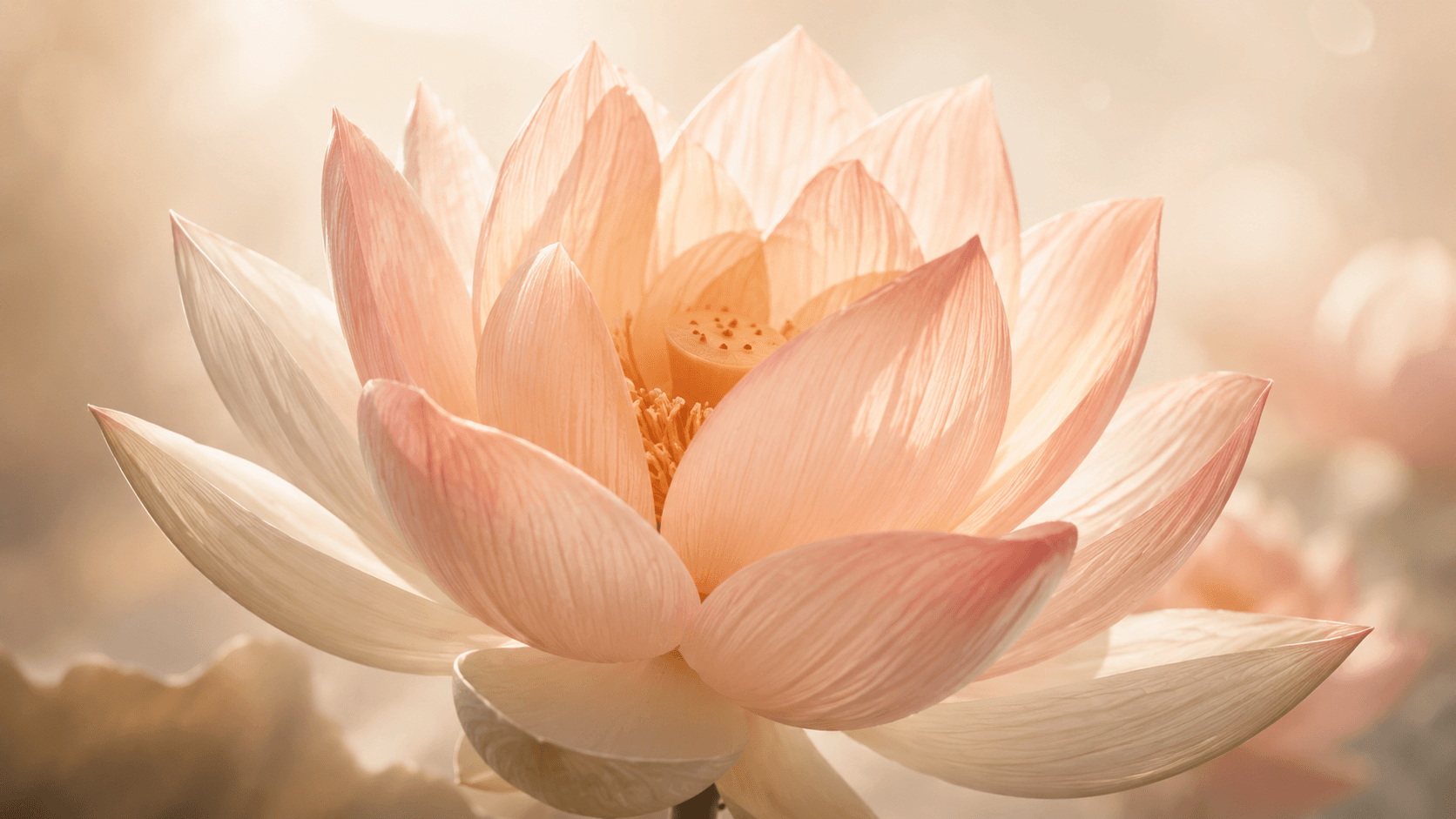 Fleur de lotus en gros plan.
